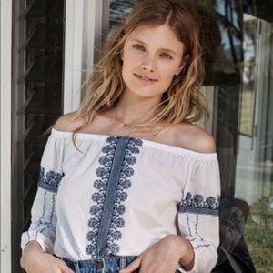 Madewell Folktale Off-the-Shoulder Top
